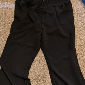 SHEIN Classic Black Flare Leg Pants